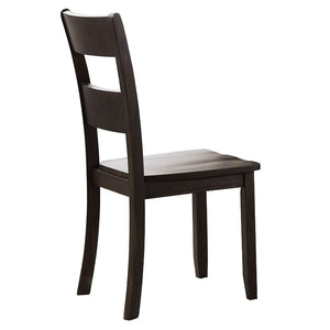Complete your dining space with the sophisticated Haddie dining room set. This transitional group features a distressed finish with the understated styling of rustic design. The table features a sophisticated trestle base with crossbar support and grooved