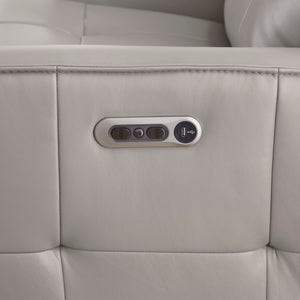 Canterbury - Power Reclining Zero Gravity Sofa And Loveseat - Pewter