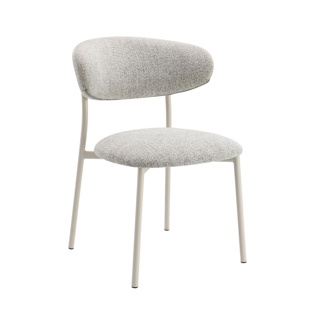 Designed with rectangular ceramic top and sleek design, Kalam collection brings modern elegance to any dining space. The fixed table top is supported by stylish double pedestals, providing stability and contemporary charm. Paired with padded seat and back