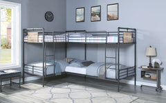 KD Metal Frame 20 Slats per Bed(Total: 80 pcs)<br/><br/><b>Product Features</b><ul><li>Box Spring Not Required</li><li>Includes Slat System( 20 Slats/each bed) and Safety Guard Rails</li><li>Bunkie Board Not Required</li><li>Fixed Left and Right Facing La