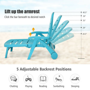 This is our outdoor chaise lounge which will be a great shining point to your outdoor living space. Â  It is perfect for a nap  relaxing and relieving your pressure. High back with 5 adjustable positions  you can adjust the height of the back as you like.