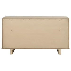 Kailani - 9-Drawer Dresser Cabinet - Beige Oak