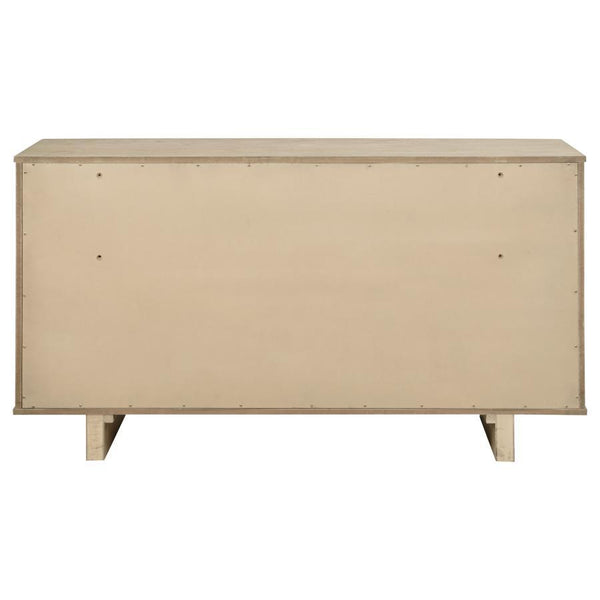 Kailani - 9-Drawer Dresser Cabinet - Beige Oak
