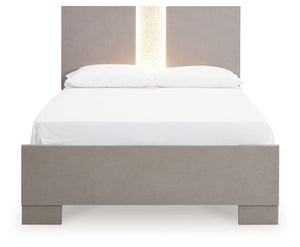 Surancha - Gray - Full Panel Bed
