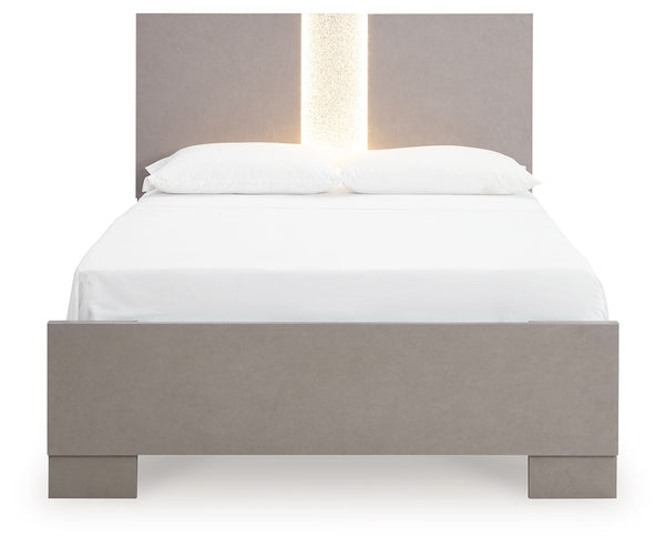 Surancha - Gray - Full Panel Bed