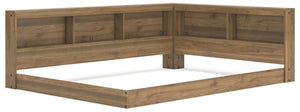 Deanlow - Honey - Full Bookcase Storage Bed