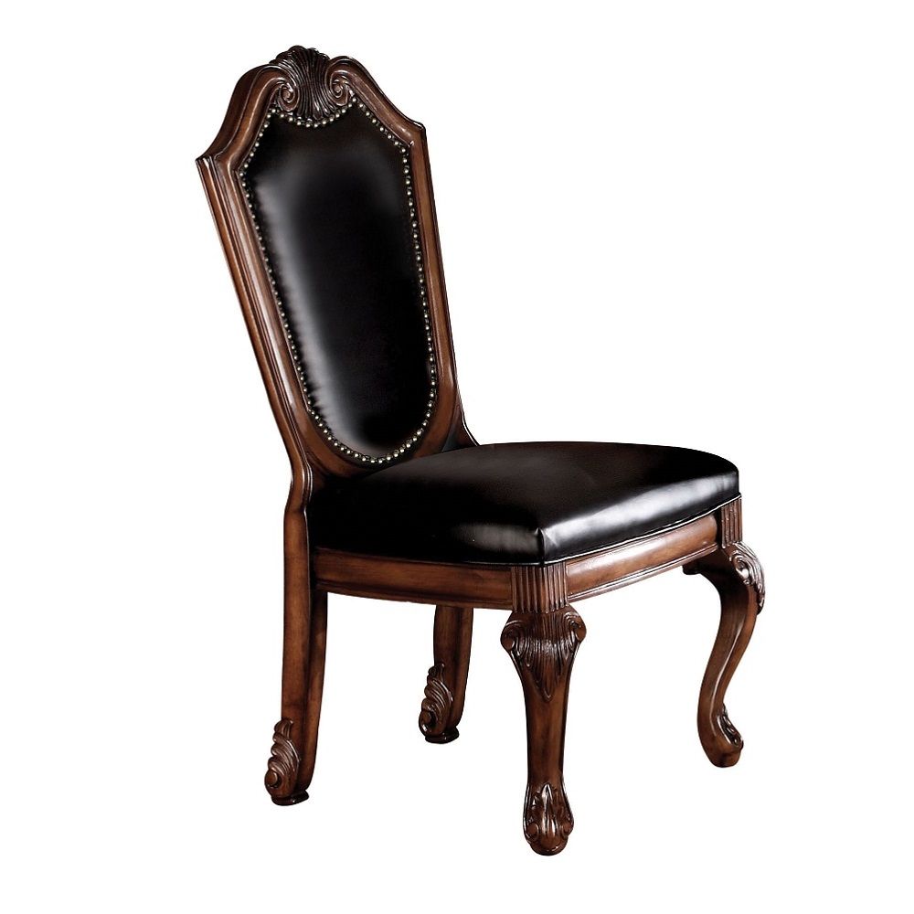 Chateau De Ville - Side Chair (Set-2) - Black - 29-"<br/><br/><b>Product Features</b><ul><li>Case: 2Pc/1Ctn</li><li>Finish: Cherry</li></ul><br/>