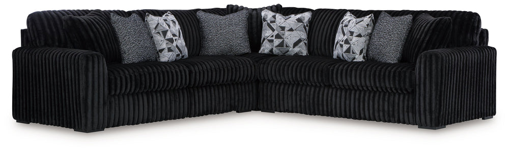 Wrapped in luxuriously soft jumbo corduroy, this sectional takes cozy and inviting to a higher level. The sumptuous piece is perfect for unwinding after a long day, with exceptionally textured cushions that deliver pure indulgence. Now all you have to do 