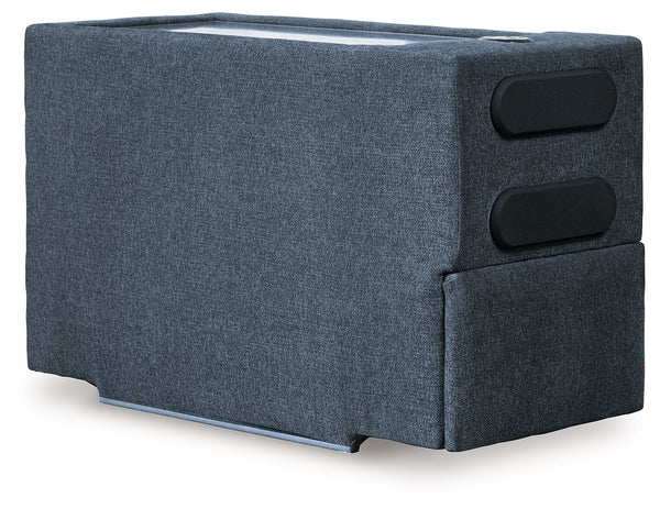 Modmax - Ink - 8-Piece Double Chaise Sectional With Audio And Storage Consoles