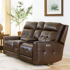 Canterbury - Power Reclining Zero Gravity Sofa And Loveseat - Acorn