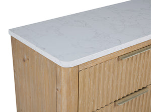  seamlessly blending contemporary design with a touch of warmth. The centerpiece 