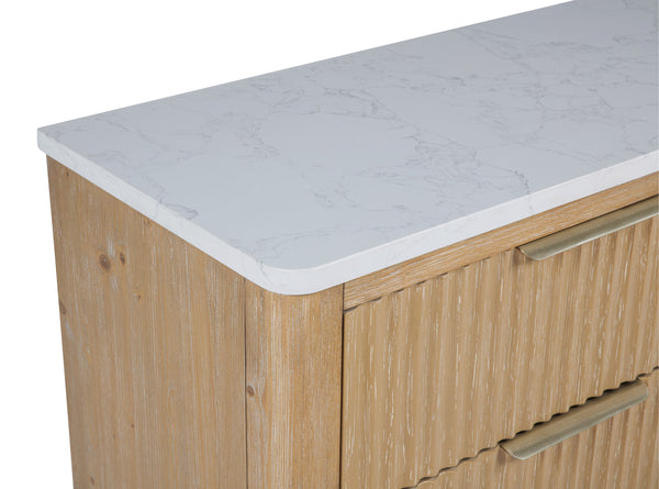  seamlessly blending contemporary design with a touch of warmth. The centerpiece 