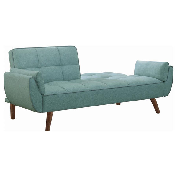 Caufield - Upholstered Convertible Sofa Bed - Turquoise Blue