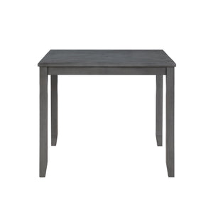 Gia - 5 Piece Square Counter Dining Set (Table & 4 Chairs) - Gray