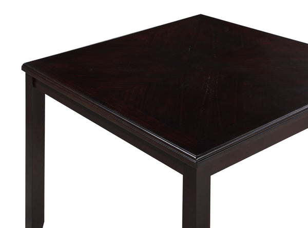 Gia - 5 Piece Square Counter Dining Set (Table & 4 Chairs) - Black