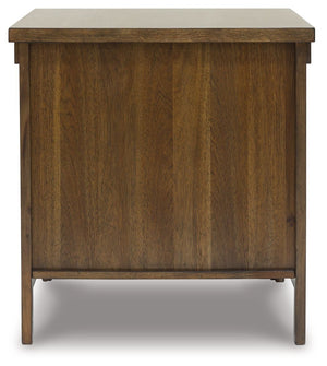 Moriville - Grayish Brown - Rectangular End Table