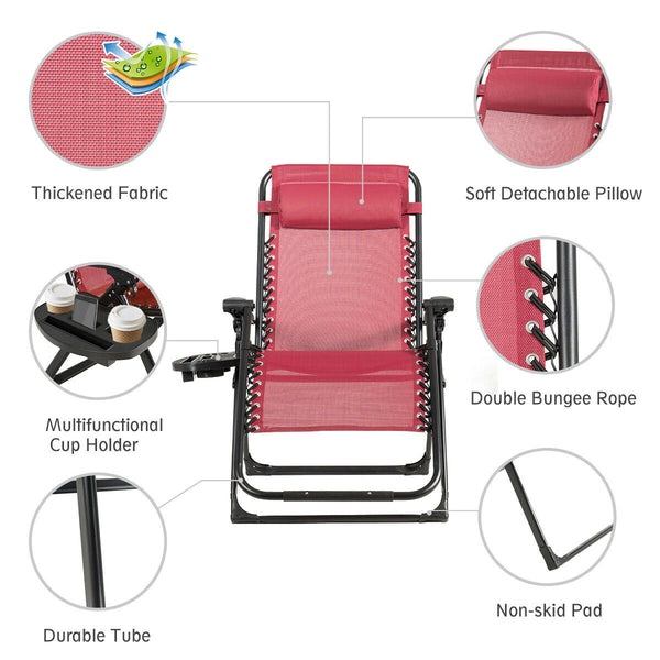This recliner will be a perfect choice to have a nap in hot summer or enjoy the sunshine. Â  The cool and breathable fabric will never make you sultry even in summer. Its waterproof and sun-resistant performances allow you to place it outdoor with no worr