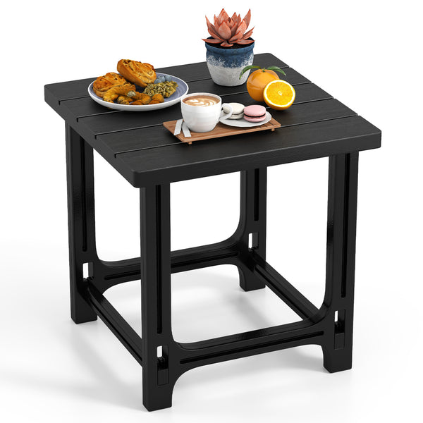 0-screw  snap-fit structure assembles in around 3 min<br>Wood-look texture offers style without extra upkeep<br>Perfect for outdoor and poolside use with all-weather HDPE material<br>Waterproof  fade-resistant and low-maintenance for year-round beauty<br>