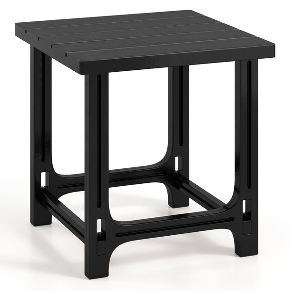 0-screw  snap-fit structure assembles in around 3 min<br>Wood-look texture offers style without extra upkeep<br>Perfect for outdoor and poolside use with all-weather HDPE material<br>Waterproof  fade-resistant and low-maintenance for year-round beauty<br>