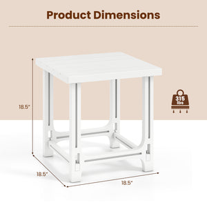 0-screw  snap-fit structure assembles in around 3 min<br>Wood-look texture offers style without extra upkeep<br>Perfect for outdoor and poolside use with all-weather HDPE material<br>Waterproof  fade-resistant and low-maintenance for year-round beauty<br>