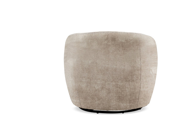 Carina - Swivel Barrel Chair (Set of 2) - Miami Mink