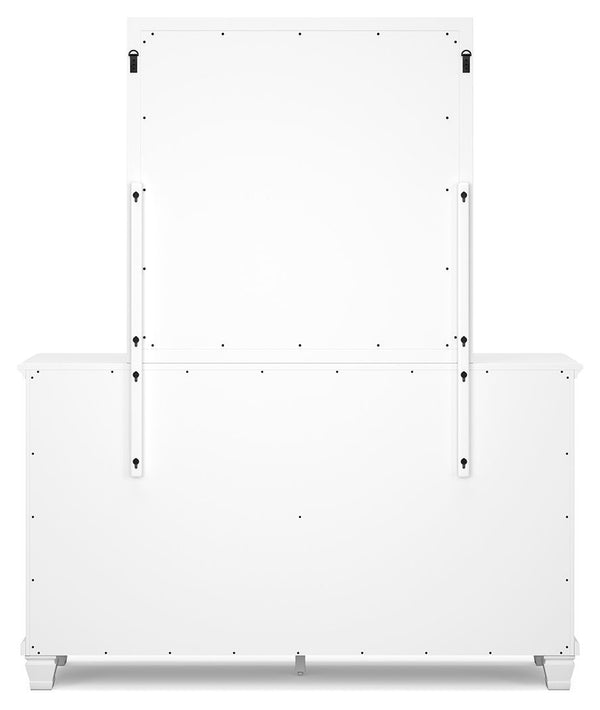 Fortman - White - Dresser And Mirror
