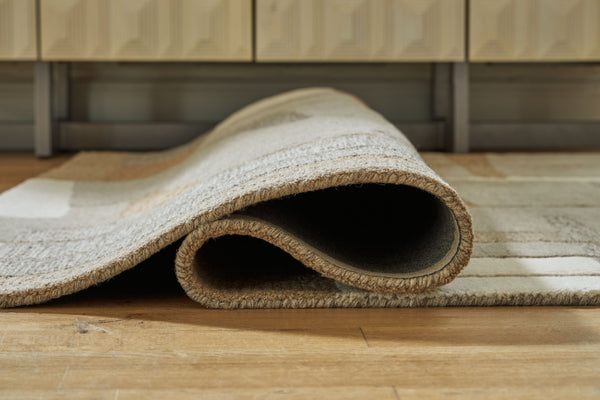 Abbotton - Taupe / Gray / Caramel - Large Rug