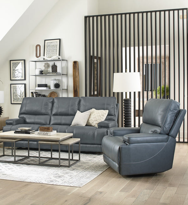 Bring comfort and beauty into your home with the fine styling of the Whitman collection. Offering a well-tailored appearance, the sofa, loveseat, and recliner is powered by our unique FreeMotion cordless battery pack. The battery pack lets you place it an