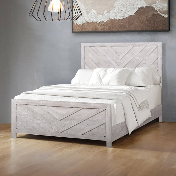 Biscayne - 4/6 Full Size Complete Bed - Gray