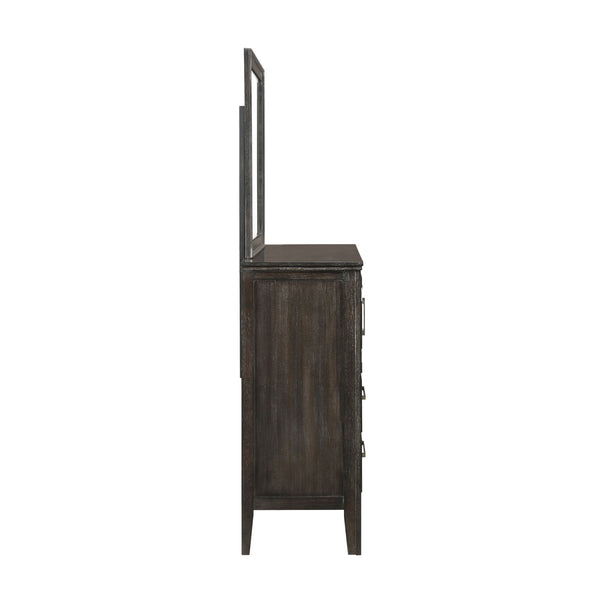  making it an ideal addition to any bedroom. This set includes a dresser and a matching mirror