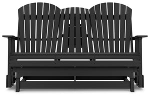 Hyland Wave - Black - Glider Loveseat