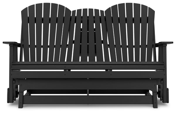 Hyland Wave - Black - Glider Loveseat