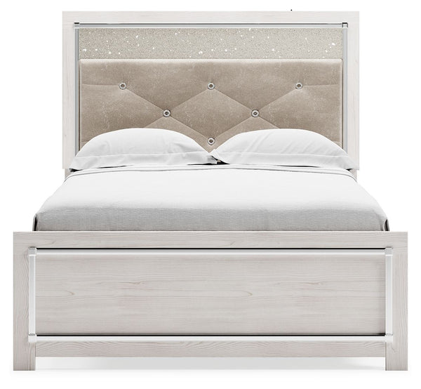 Altyra - White - Full Panel Bed