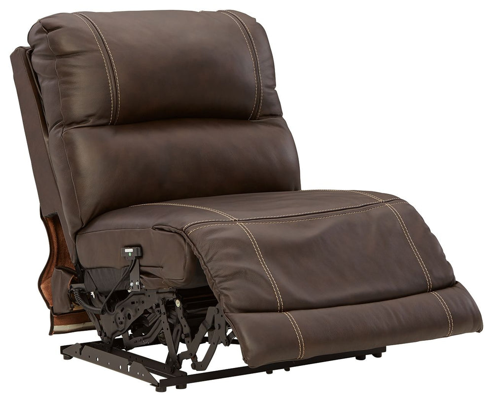 This item does not stand alone. It is compatible with other items in this series, sold separately.<br><br><b>Additional Dimensions</b><br><ul><li>Seat depth: 23-"</li><li>Seat height: 2-"</li><li>Fully reclined length: 72-"</li><li>Distance between reclin