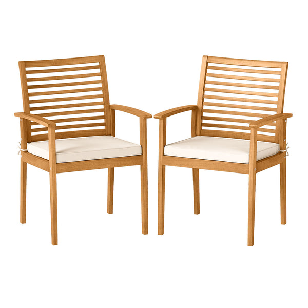 Acacia wood frame is sturdy  long-lasting and non-deformable<br>Soft sponge filling will relieve the pressure on your hip<br>Ergonomic backrest can fit the body of your contour<br>Armrests offer added relaxation for leisure time<br>Zippered cover is detac