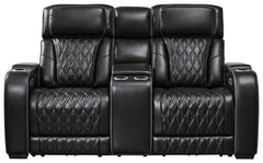 Ready to take your reclining experience to the next level? Then sit up and take notice. With this power reclining loveseat, ultimate relaxation is at your fingertips. Experience the pure bliss of an air massage system and heated seats at the touch of a bu
