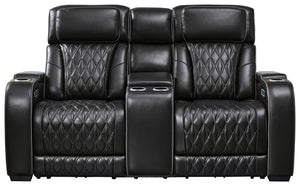 Ready to take your reclining experience to the next level? Then sit up and take notice. With this power reclining loveseat, ultimate relaxation is at your fingertips. Experience the pure bliss of an air massage system and heated seats at the touch of a bu