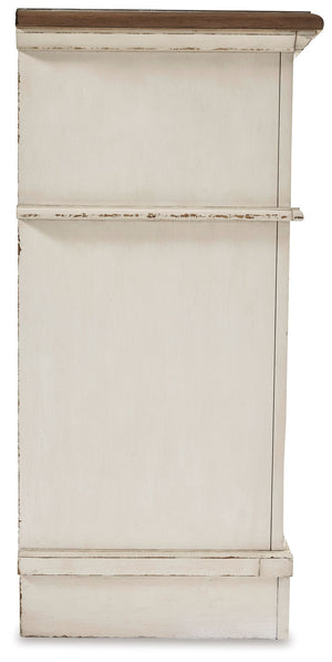 Realyn - White / Brown / Beige - Dresser - 6-drawer