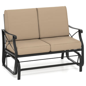 Offer a reliable and secure seating experience with robust metal construction<br>Reinforced crossbars for additional stability<br>A 2-person seating space can hold up to 660 lbs for reliable support<br>Comfort is achieved with 5.5" thick seat cushions<br>