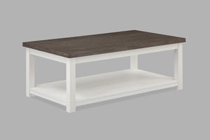  warm textures of a dark wood tabletop with the crisp freshness of a white base