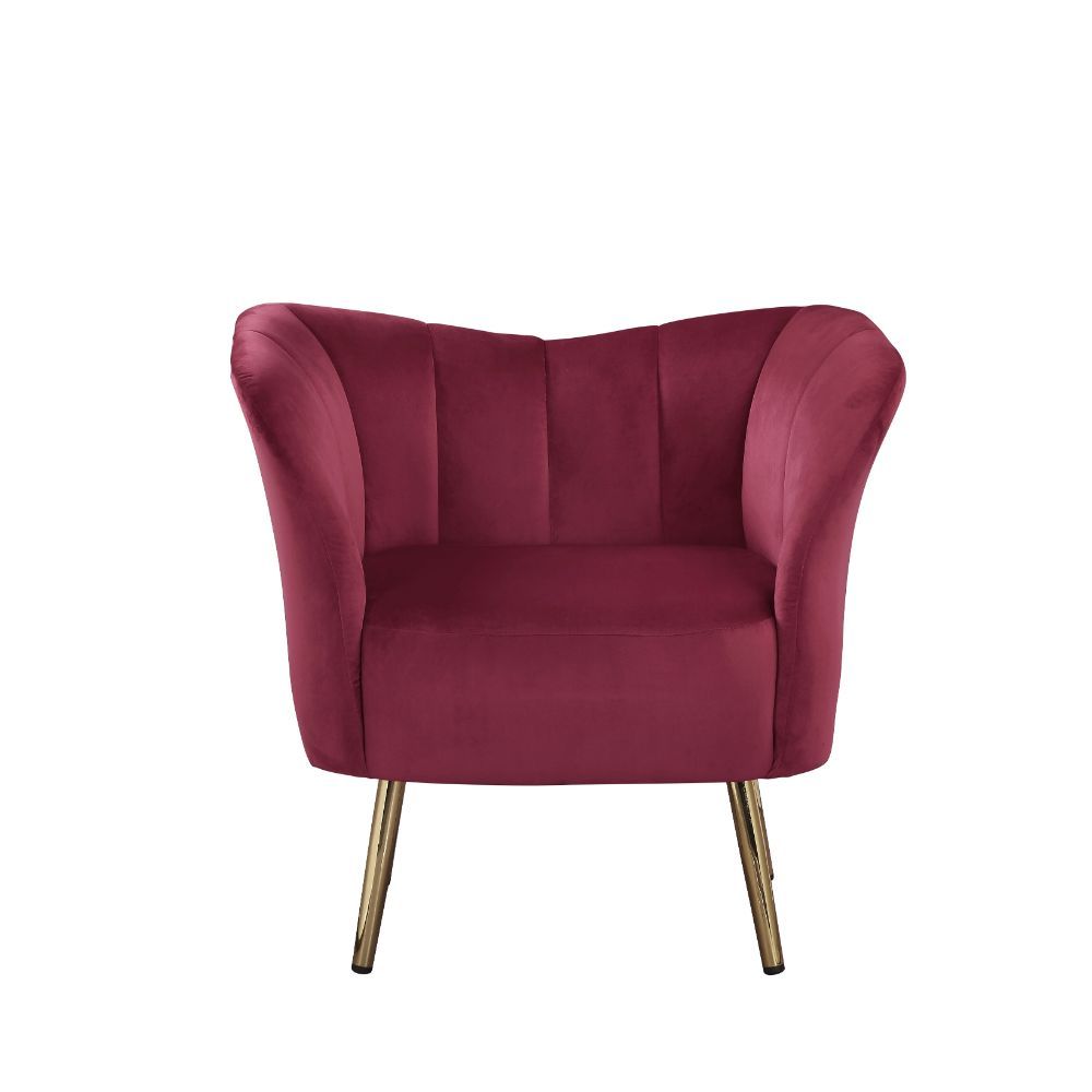 With its transitional design, the Reese accent chair is sure to please. Whether you-'re going for a classic traditional style or a more modern look, its versatile design ensures that it can fit within various aesthetic styles. It features a barrel backres
