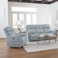 The Cascade Power Sofa Group includes the Power Recliner, Power Loveseat, and Power Sofa. Each piece in this collection features supportive power headrests, glove soft leather with custom match, and smooth power recline that allows you to relax with ease.