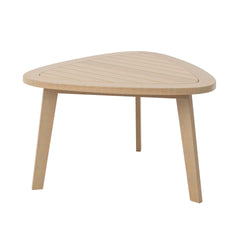 The Radius Patio End Table is designed for both durability and timeless appeal, making it a reliable addition to your outdoor space. Crafted from FSC-Certified Acacia solid wood, this table boasts exceptional strength and is naturally resistant to the ele