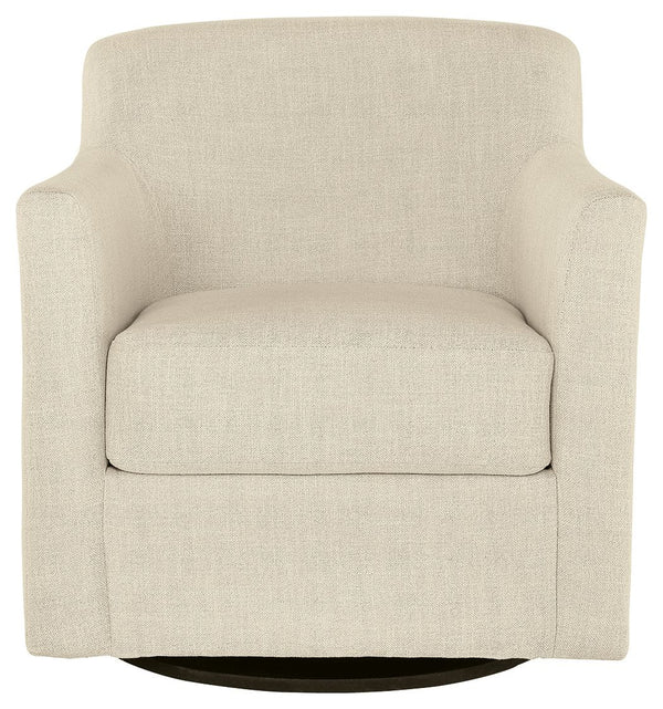 Bradney - Beige - Swivel Accent Chair