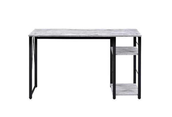 Vadna - Writing Desk - Antique White & Black Finish