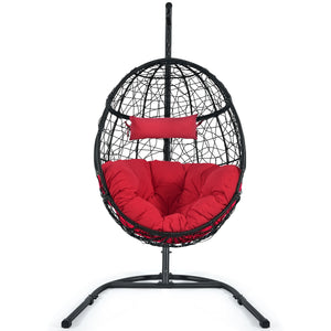 Rugged frame ensure the stability<br>Combined with non-slip pads for increased stability<br>Comfortable pillow and cushion are included for enhanced comfort<br>Safety hook and hanging chain provide better balance<br>Widely used indoor or outdoor<br>Relax 