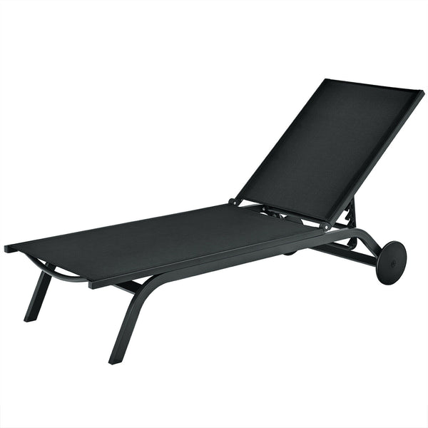Are you looking for a chaise lounge to take a nap on the balcony  backyard or garden? Come and check out this adjustable lounge chair! Â  The adjustable backrest of chaise lounge with six positions will satisfy your different needs of reading  lying and s