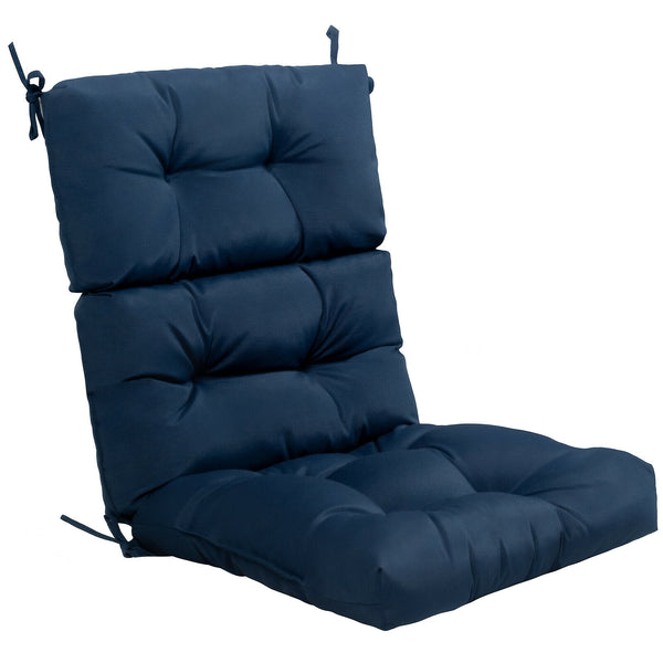 Superior sponge offers comfortable and soft sitting experience for you <br>Woven suede bedford cord provides smooth feeling and extra comfort <br>Convenient for you to suit different furniture with three-fold design <br>High quality string ties are not ea