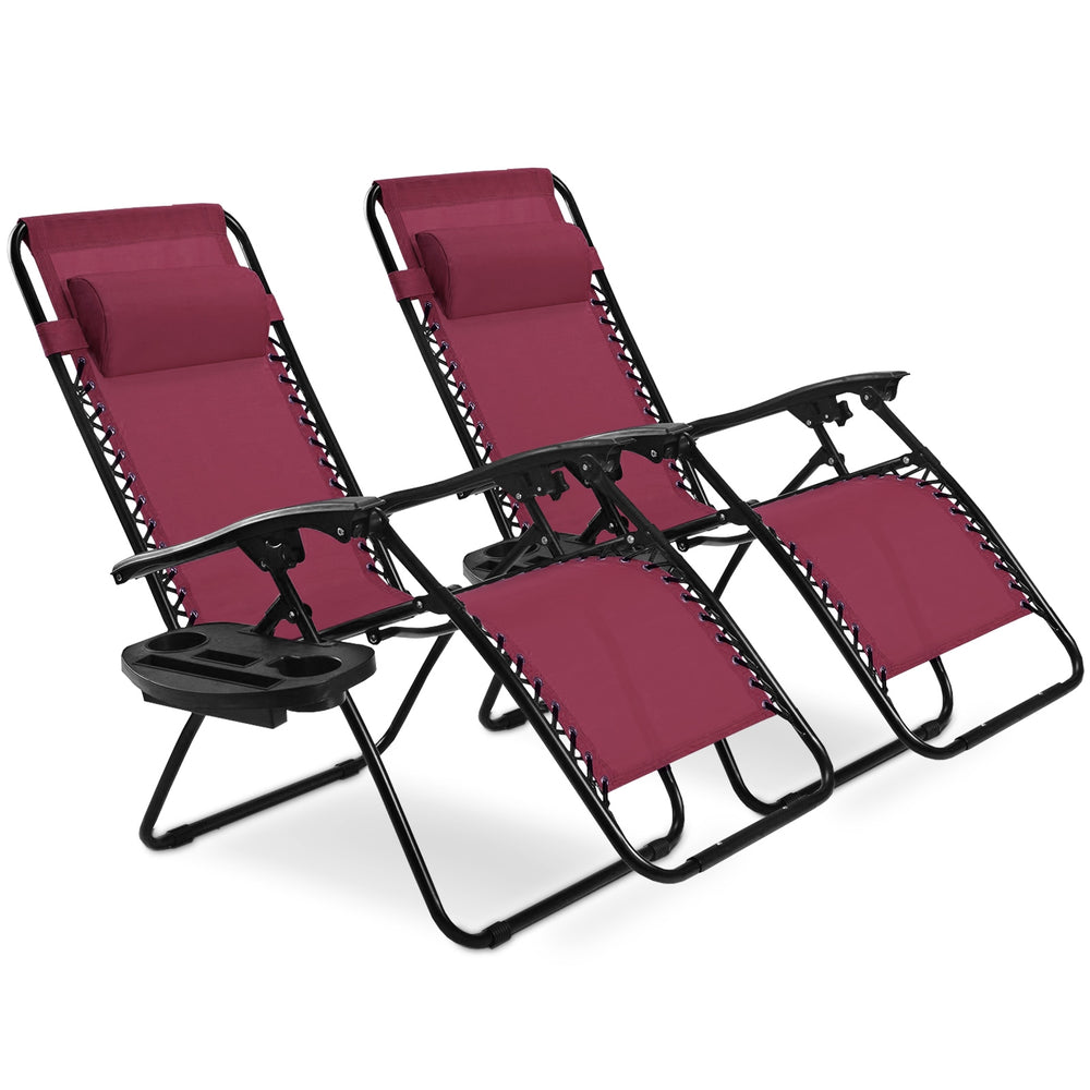 Strong double bungee ropes and rustproof frame ensure a long-time use <br>Adjustable padded pillow for both headrest and lumbar support <br>Add extra stability with reinforced triangular structure and non-slip foot pads <br>Designed with a locking system 