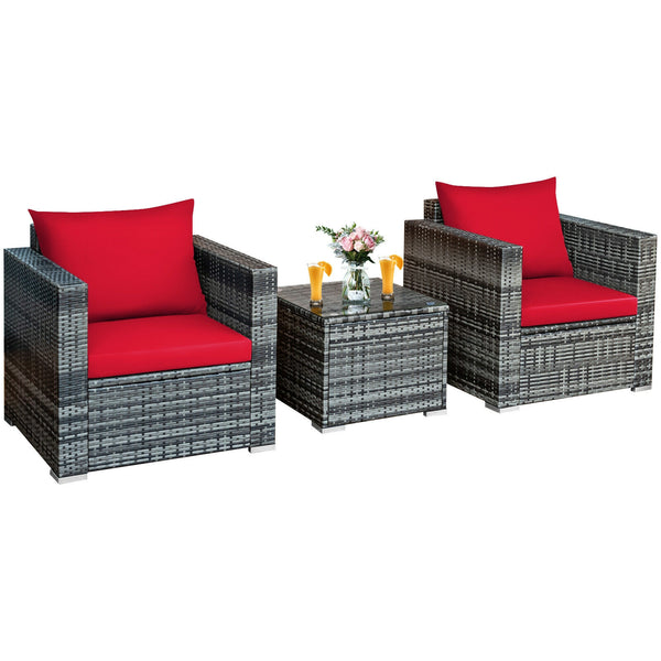 A strong and sturdy steel frame ensures sturdiness <br>Hand-woven rattan is breathable and durable <br>A wide armrest at a suitable height is good for relaxing your arm <br>Thick and soft cushion with a high-density sponge for your hip and back <br>Cover 